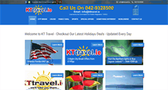 Desktop Screenshot of kttravel.ie