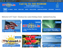 Tablet Screenshot of kttravel.ie
